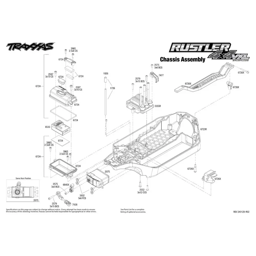 Rustler 4x4 HD VXL Brushless 3S Clipless TSM RTR - Traxxas 67376-4-ORNG - 1/10 - 20