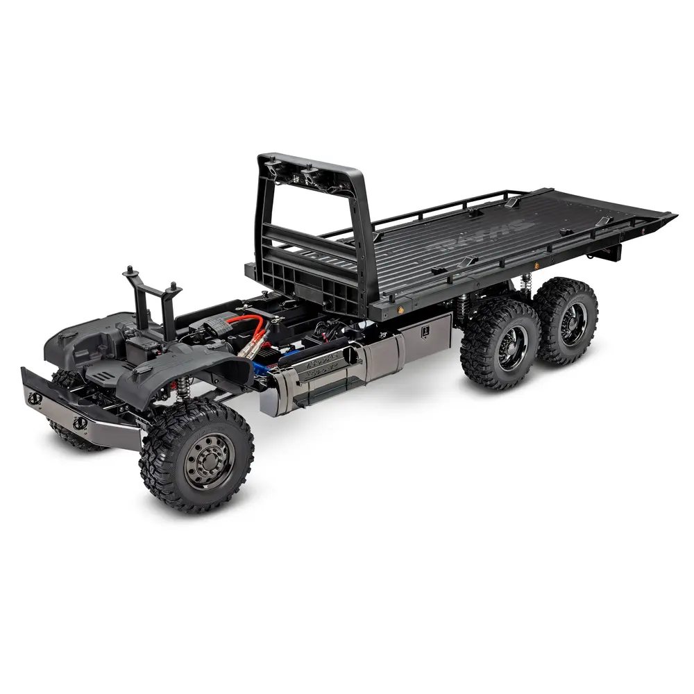 Camion à plateau TRX-6 Ultimate RC Hauler 6x6 RTR avec treuil - Traxxas 88086-84-BLK - 1/10 - 8