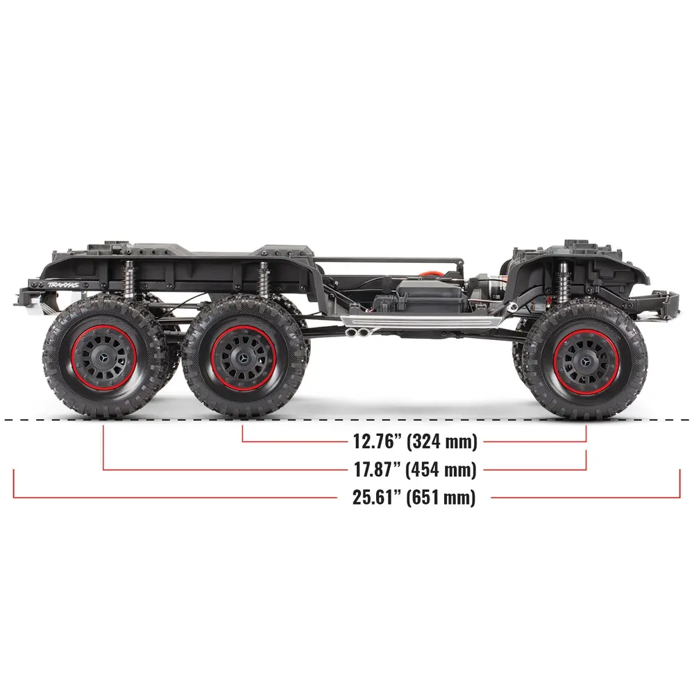 TRX-6 Mercedes Benz Classe G 63 AMG 6x6 Clipless RTR - Traxxas 88296-4-BLK - 1/10 - 25