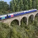 Set 4 éléments TGV EuroDuplex Trix 22381 - HO 1/87 - SNCF - EP VI - 2 rails - 4