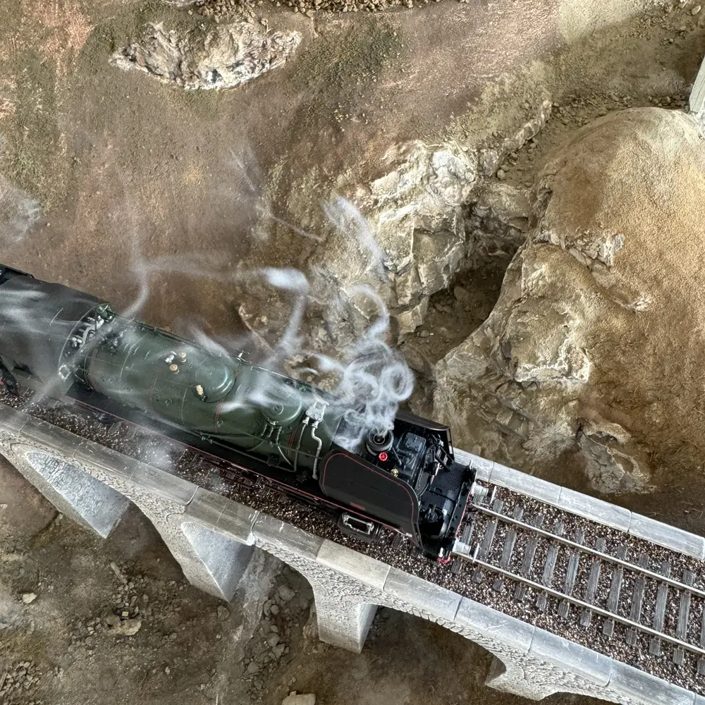 Locomotive à vapeur 141.R.1244 - Trix 25141 - HO 1/87 - SNCF - Ep VI - Digital sound fumigène - 2R - 19