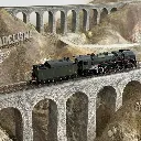 Locomotive à vapeur 141.R.1244 - Trix 25141 - HO 1/87 - SNCF - Ep VI - Digital sound fumigène - 2R - 6