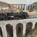 Locomotive à vapeur 141.R.1244 - Trix 25141 - HO 1/87 - SNCF - Ep VI - Digital sound fumigène - 2R - 22