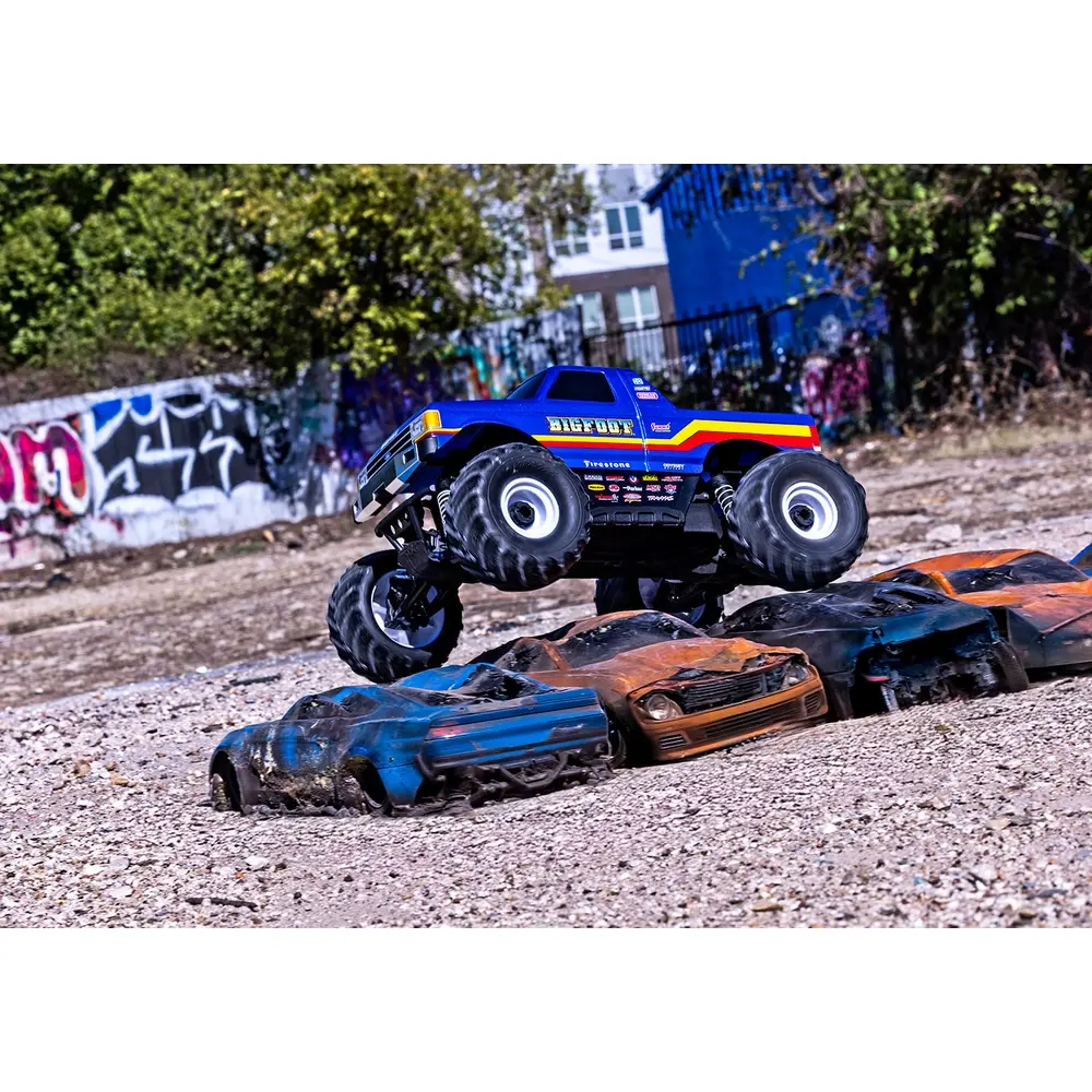 Monster Truck Bigfoot 4x4 BL-2s RTR - Traxxas 67134-4-BLUE - 1/10 - 26