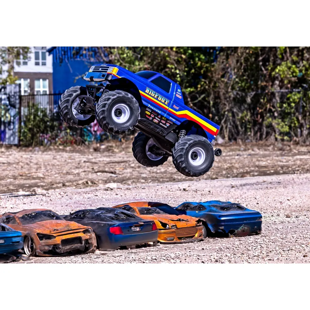 Monster Truck Bigfoot 4x4 BL-2s RTR - Traxxas 67134-4-BLUE - 1/10 - 28