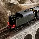 Locomotive à vapeur 141.R.1244 - Trix 25141 - HO 1/87 - SNCF - Ep VI - Digital sound fumigène - 2R - 11