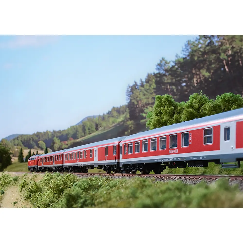 Coffret de voitures-voyageurs RE 7 Freizeitexpress Murgtäler - Minitrix T18258 - DB AG - N 1/160 - EP. VI - 2R - 2