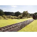 Rail courbe R2 5,7° Trix 62206 - Rayon 437,5 mm - HO : 1/87 - Code 83 - Voie C - 2