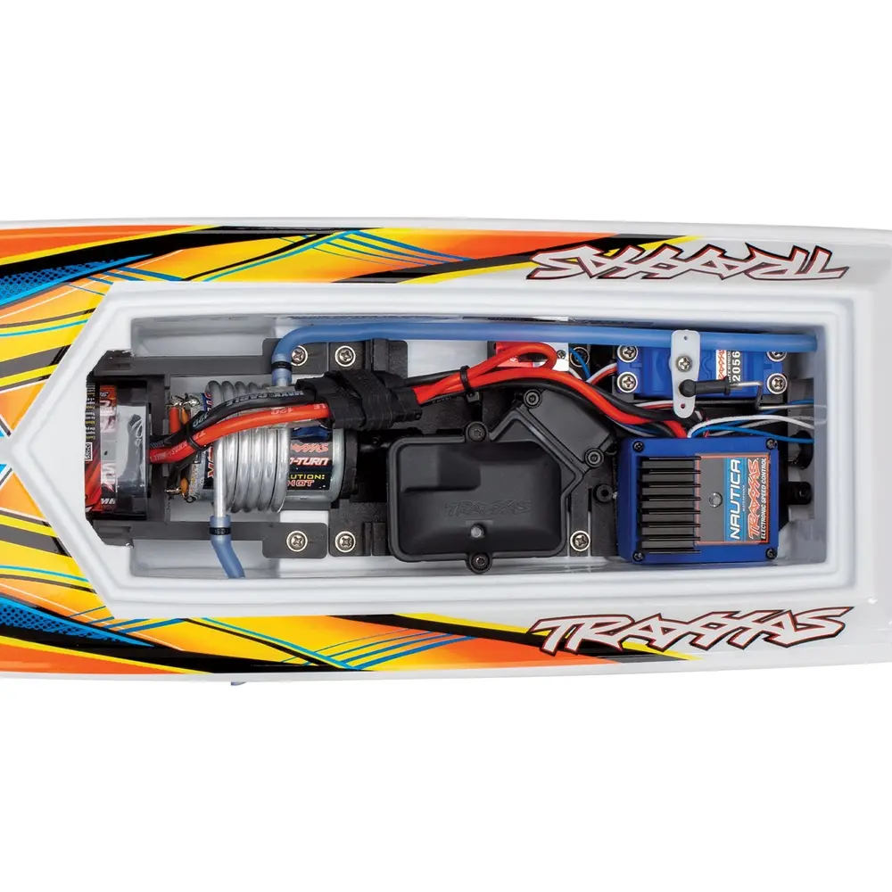 Blast RC Boat orange 100% RTR - Traxxas 38104-8-ORNG - 4