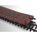 Coffret de wagons plats Laads 800B - Trix T24428 - privée - HO 1/87 - EP. VI - 2R - 3