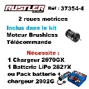 Rustler 4x2 BL-2s clipless - Traxxas 37354-4-ORNG - 1/10 - 4