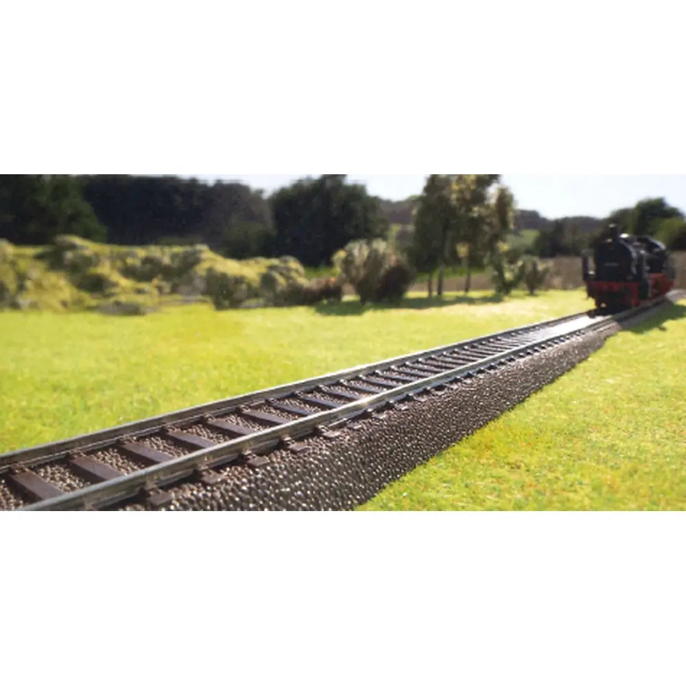 Rail courbe R1 7,5° Trix 62107 - Rayon 360 mm - HO : 1/87 - Code 83 - Voie C - 2