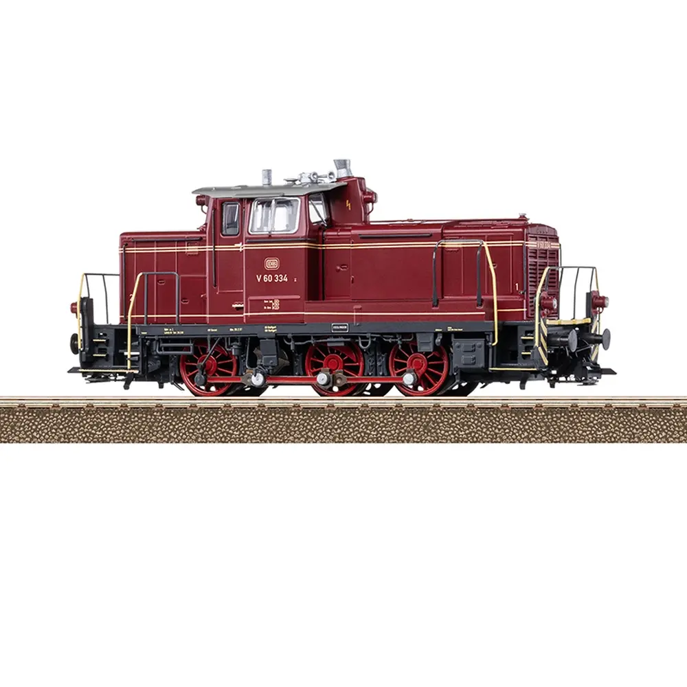 Locomotive diesel V 60 - TRIX T25600 - DB - HO 1/87 - EP. III - Digital sound - 2R - 2