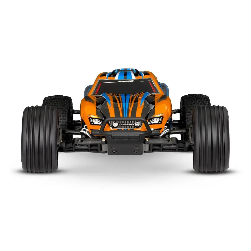 Rustler 2wd XL-5 TQ Clipless RTR + accus, chargeur - Traxxas 37254-8-ORNG - 1/10 - 3