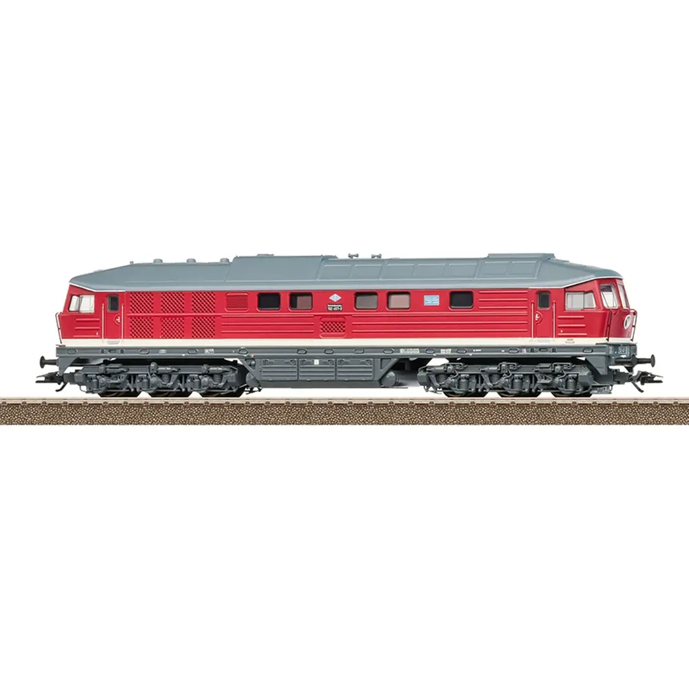 Locomotive diesel série 132 - TRIX T22407 - DR - HO 1/87 - EP. IV - Digital sound - 2R - 2