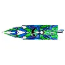 Offshore Spartan Vert VXL 6S RTR - Traxxas 57076-4-GRNR - 2