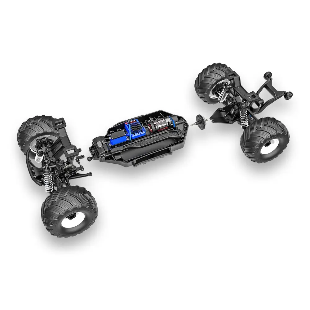 Monster Truck Bigfoot 4x4 BL-2s RTR - Traxxas 67134-4-BLUE - 1/10 - 6