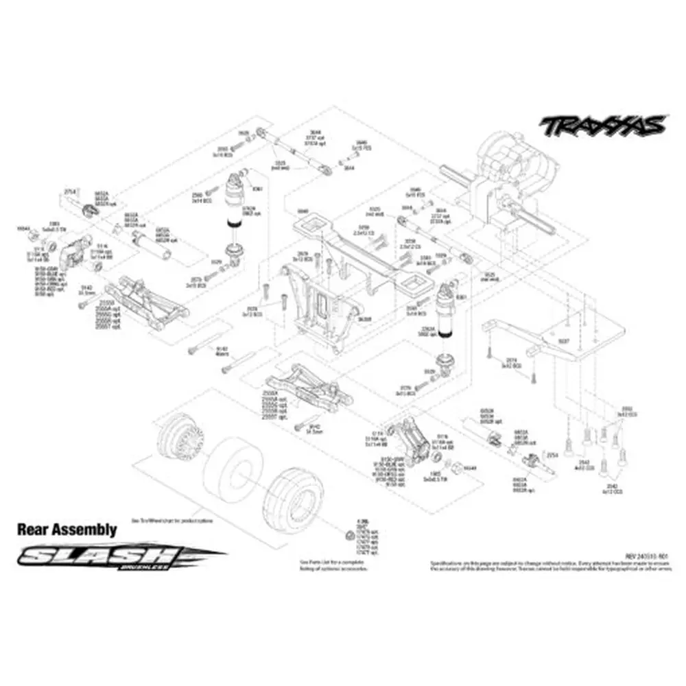 Slash Brushless 2S 4x2 kit à monter V2 - Traxxas 58314-4 - 1/10 - 9