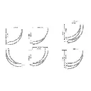 Aiguillage courbe à gauche R1 360 mm 30° Trix 62671  - HO : 1/87 - Code 83 - Voie C - 5