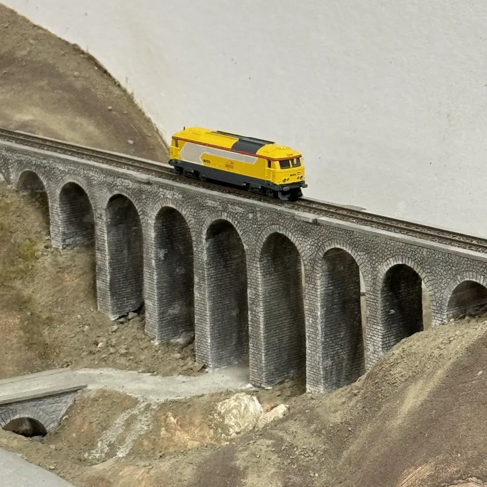 Locomotive diesel BB 67400 "infra" - MiniTrix 16707 - N 1/160 - SNCF - EP VI - 2R - DCC Son - 7