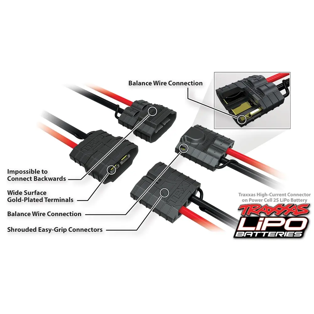 Batterie Lipo 2S 7,4V 5800mAh - Traxxas 2843X - 2