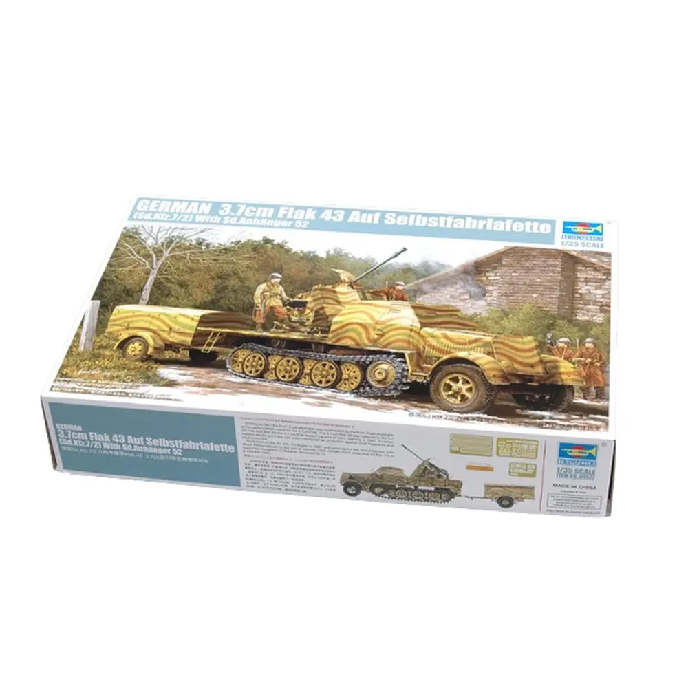 Flak 43 Allemand - Canon Automoteur 3.7cm - 1942 - Trumpeter 01527 - 1/35 - 5
