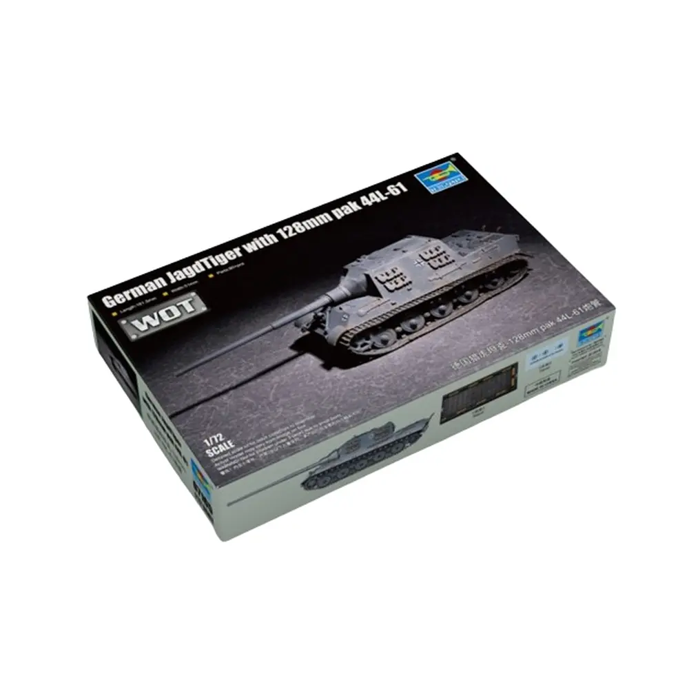 Jagdtiger Allemand + Pak 44L-61 de 128mm - Trumpeter 04165 - 1/72 - 2