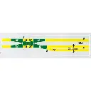 Croisement 30° - Minitrix 14958 - N : 1/160 - 104,2 mm - code 80 - 4
