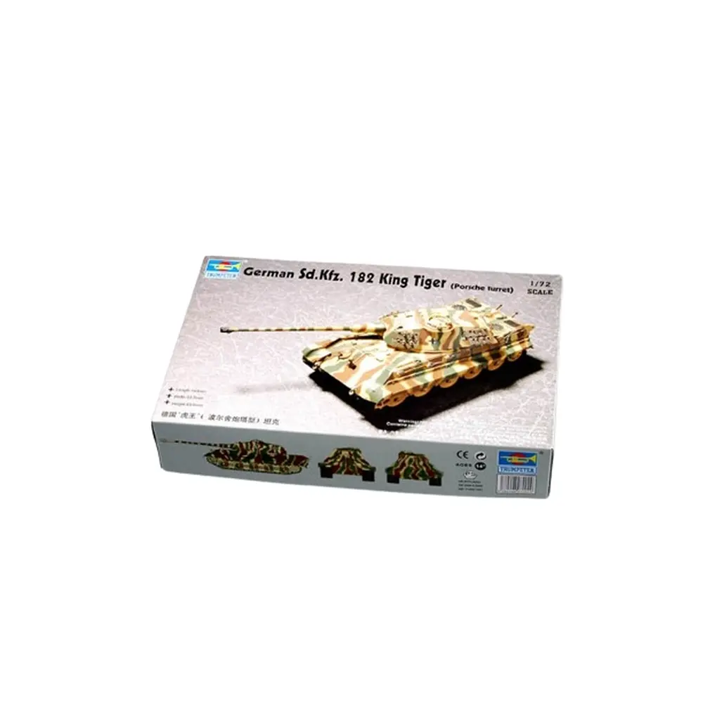 Char de combat Allemand - King Tiger + Tourelle Porsche - Trumpeter 07202 - 1/72 - 2
