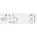 Rail droit - Minitrix 14908 - 27.9 mm - N : 1/160 - code 80 - 3