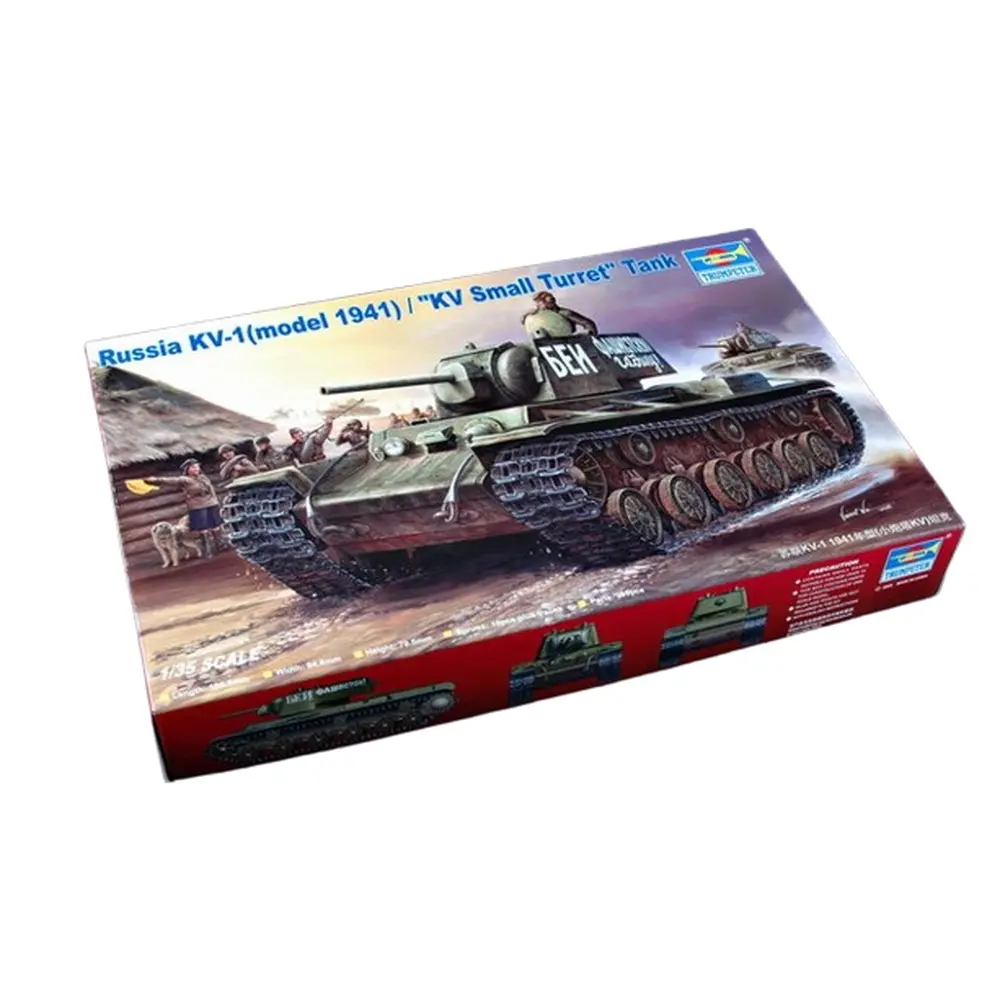 Char de combat Soviétique - KV-1 1941 - Small Turret - Trumpeter 00356 - 1/35 - 2