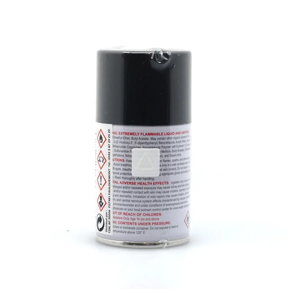 Peinture acrylique en spray - Noir Caoutchouc Mat TS82 - Tamiya 85082 - 100ml - 3