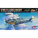 Set Messerschmitt BF109G-6 et Kubelwagen Type 82 - Tamiya 25204 - 1/48 - 2