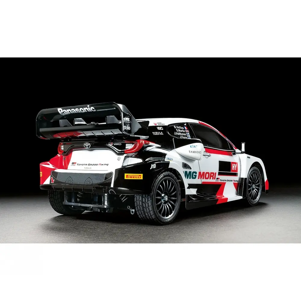 Toyota Gazoo Racing Yaris TT02 en kit + accu, chargeur, servo, télécommande - Tamiya 58716L - 1/10 - 5