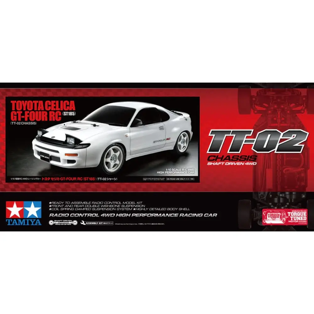 Toyota Celica GT-FOUR TT02 à monter - Tamiya 47500 - 1/10 - 3