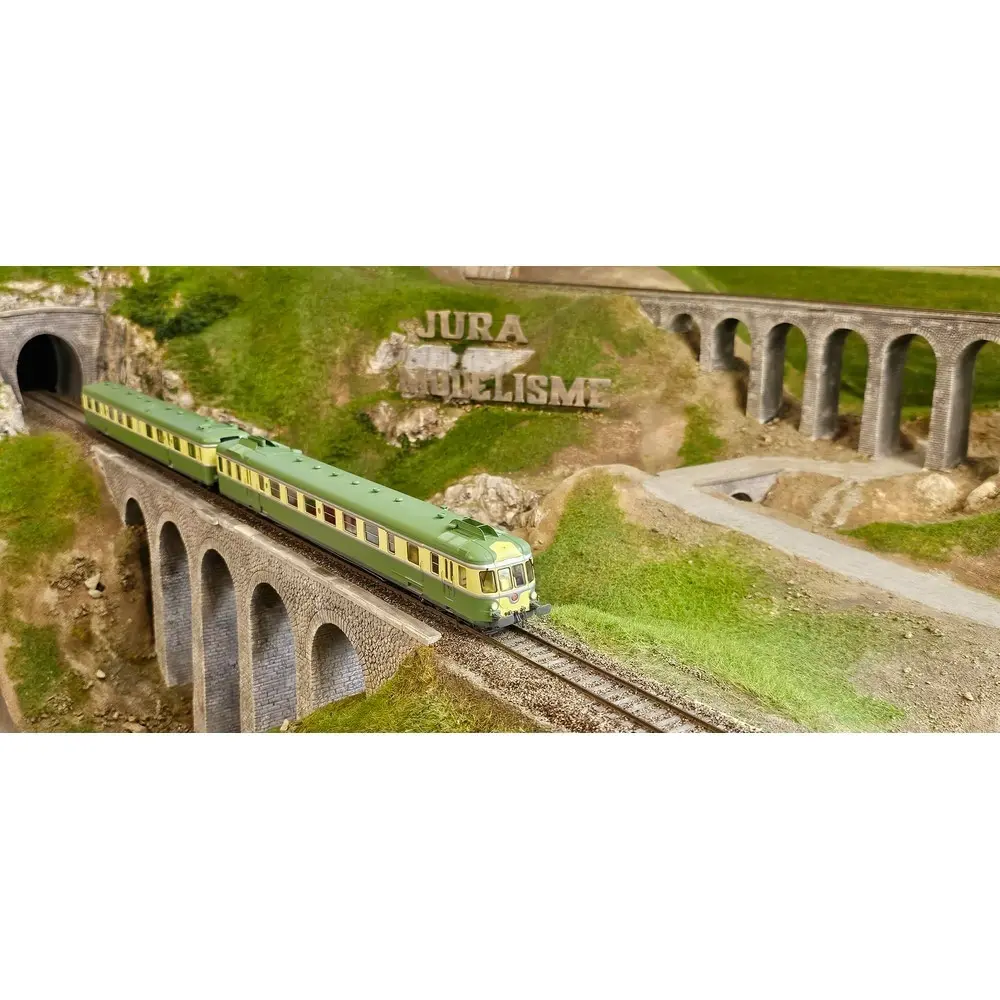 Autorail RGP 2 X-2703 Marseille - Analogique - REE MODELES MB173 SNCF - HO - EP III - 9
