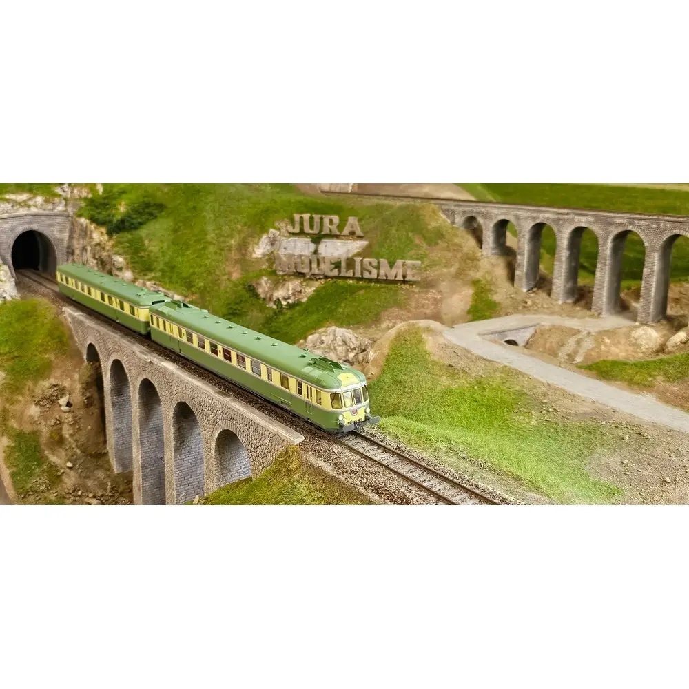 Autorail RGP 2 X-2705 Lyon-Vaise -ACC SON- REE MODELES MB172SAC SNCF - HO - EP III - 9