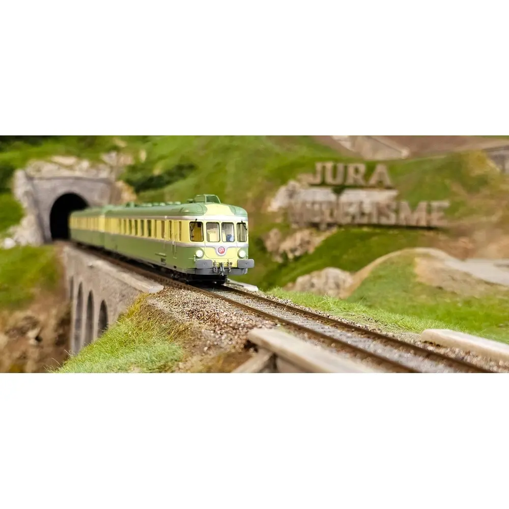 Autorail RGP 2 X-2705 Lyon-Vaise - DCC SON - REE MODELES MB172S SNCF - HO - EP III - 14