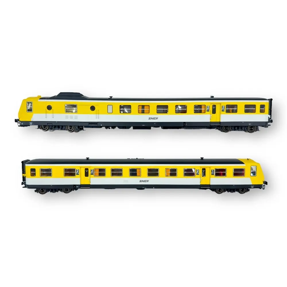 Autorail RGP 1 X-2722 Jaune Moderne - DCC SON - REE MODELES MB192S - SNCF - HO - EP IV-V - 3