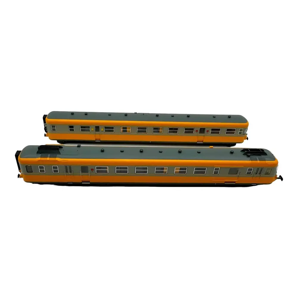 Autorail RGP 2 X-2706 Orange & Béton - DCC SON - Ree Modèles MB175S - HO 1/87 - SNCF - Ep IV - Digital sound - 2R - 3