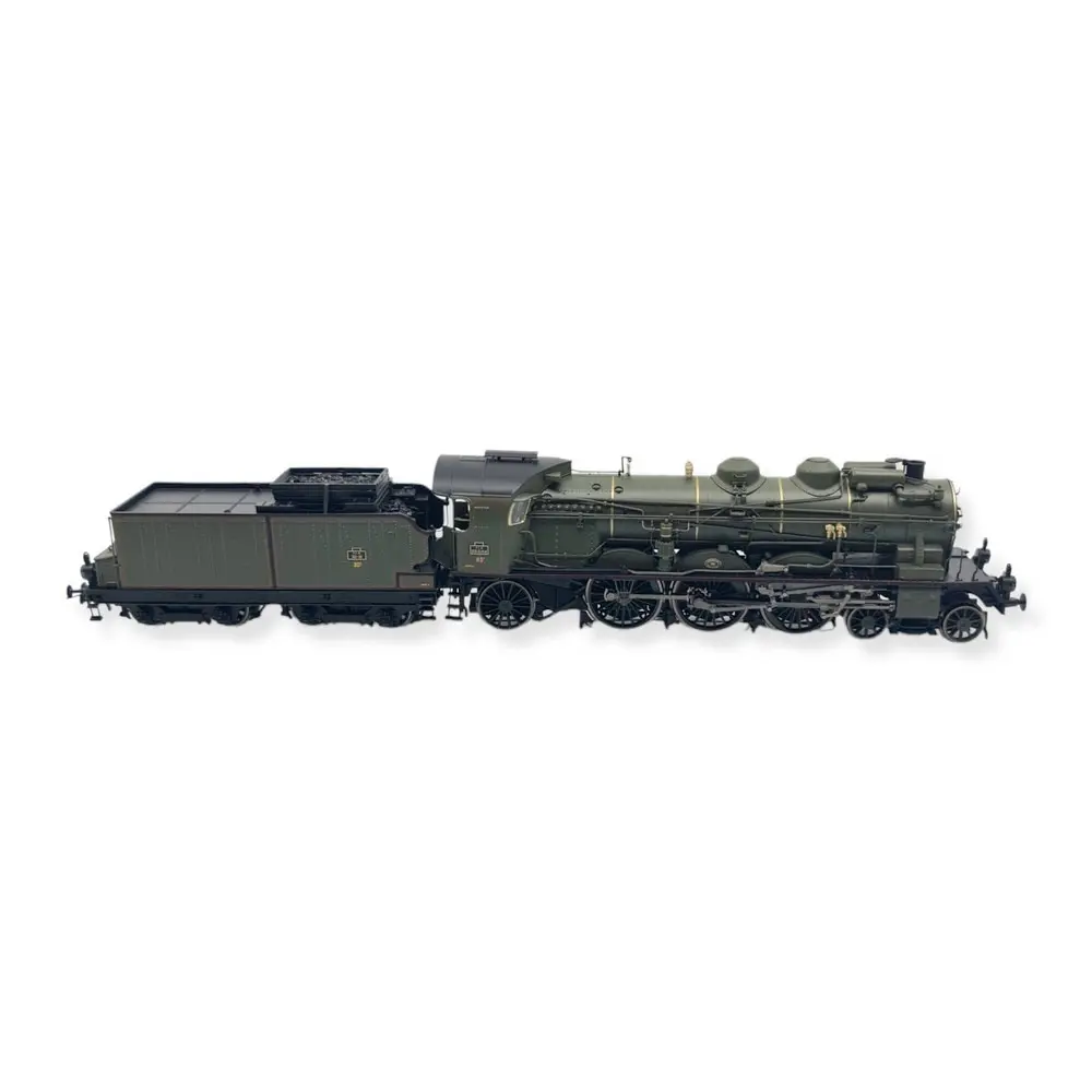 Locomotive à vapeur 231 D 154 Verte | DCC SON REE MODELES MB134S  - PLM - 2