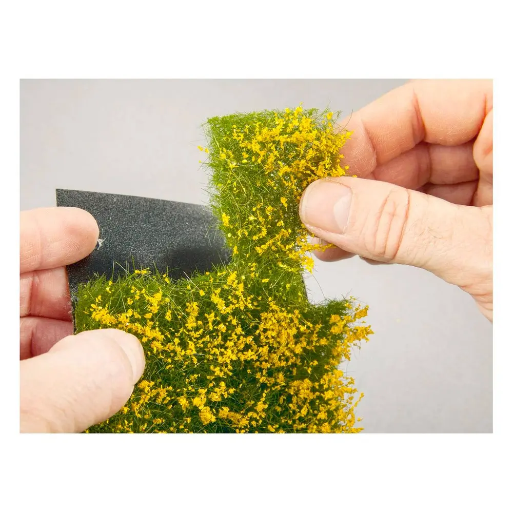Feuille/tapis Herbe 120 x 180 mm Prairie jaune NOCH 07255 - HO 1/87 - Détaillé - 2