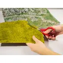 lot de 2 Tapis "prairie inondable" Natur+ NOCH 07471 - HO 1/87 - 250 x 250 mm - 2