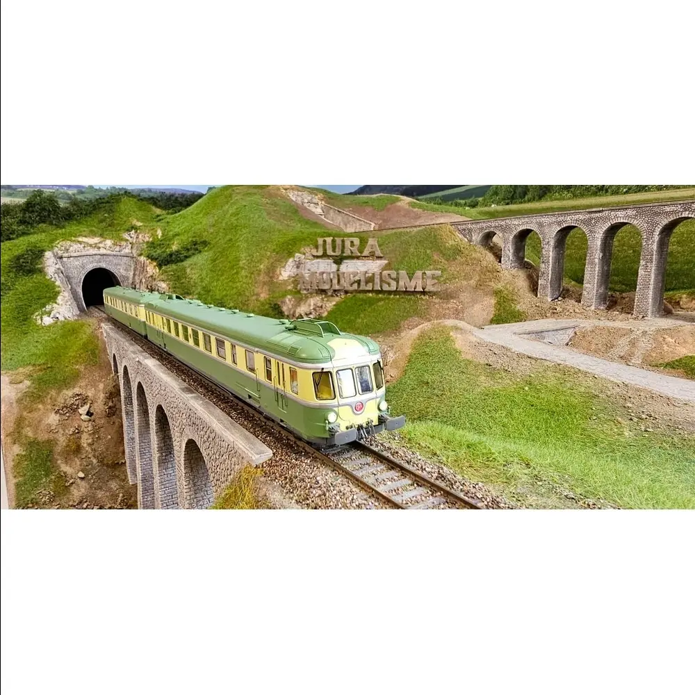 Autorail RGP 2 X-2705 Lyon-Vaise - DCC SON - REE MODELES MB172S SNCF - HO - EP III - 8