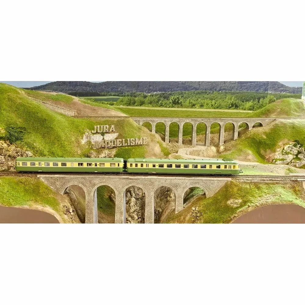 Autorail RGP 2 X-2705 Lyon-Vaise -ACC SON- REE MODELES MB172SAC SNCF - HO - EP III - 8