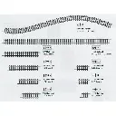 Rail de transition Minitrix / Arnold 59 mm - N : 1/160 - code 80 - 14999 - 2