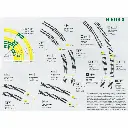 Rail courbe Minitrix R4 rayon 362.6 mm 15° - N : 1/160 - code 80 - 14927 - 2