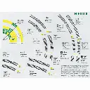 Rail courbe Minitrix R2b rayon 295.4 mm 30° - N : 1/160 - code 80 - 14920 - 2