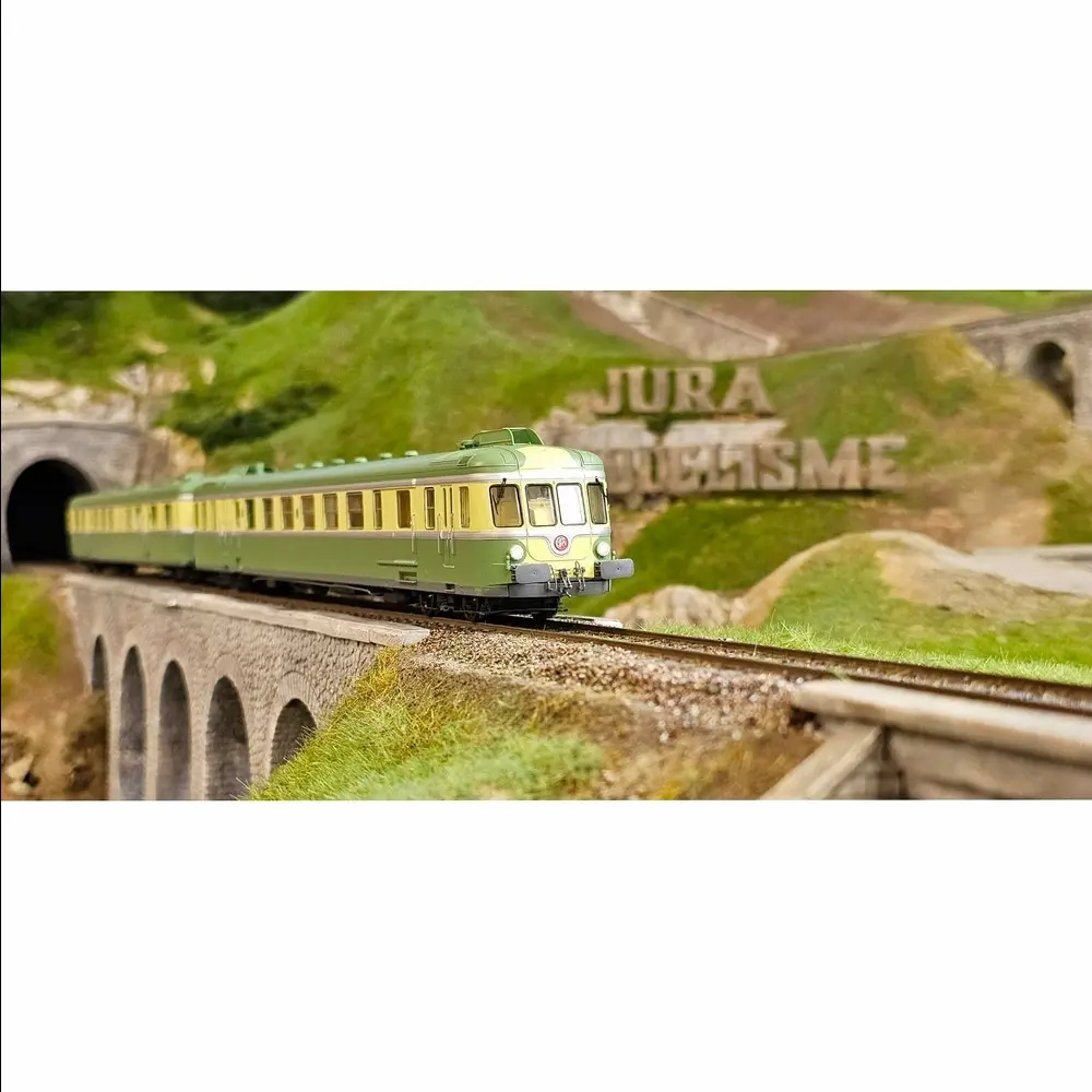 Autorail RGP 2 X-2705 Lyon-Vaise -ACC SON- REE MODELES MB172SAC SNCF - HO - EP III - 5