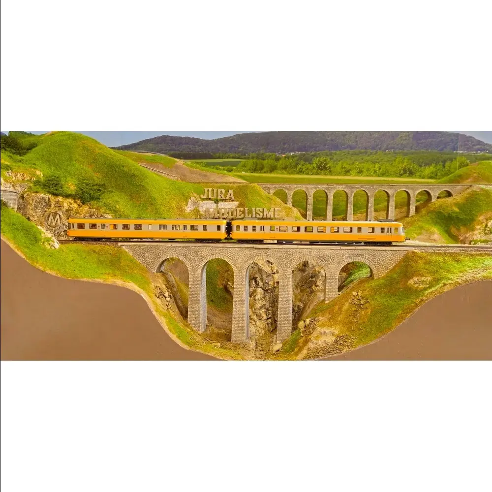 Autorail RGP 2 X-2706 Orange & Béton - DCC SON - Ree Modèles MB175S - HO 1/87 - SNCF - Ep IV - Digital sound - 2R - 11